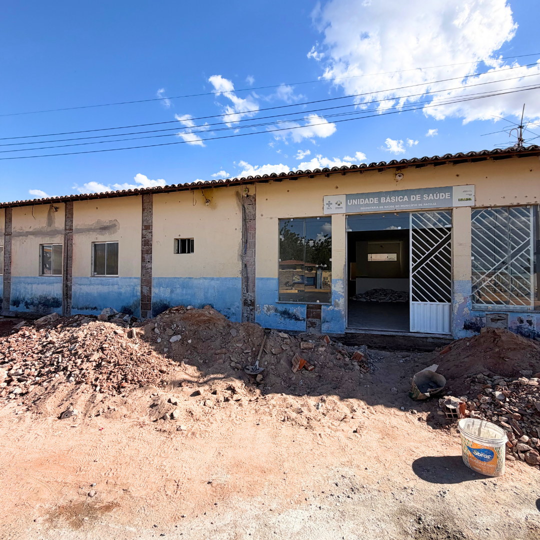 Obras da UBS 24h avançam e fortalecem a estrutura da saúde em Pacujá