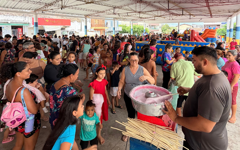 Dia das Crianças reúne famílias em manhã de diversão em Pacujá