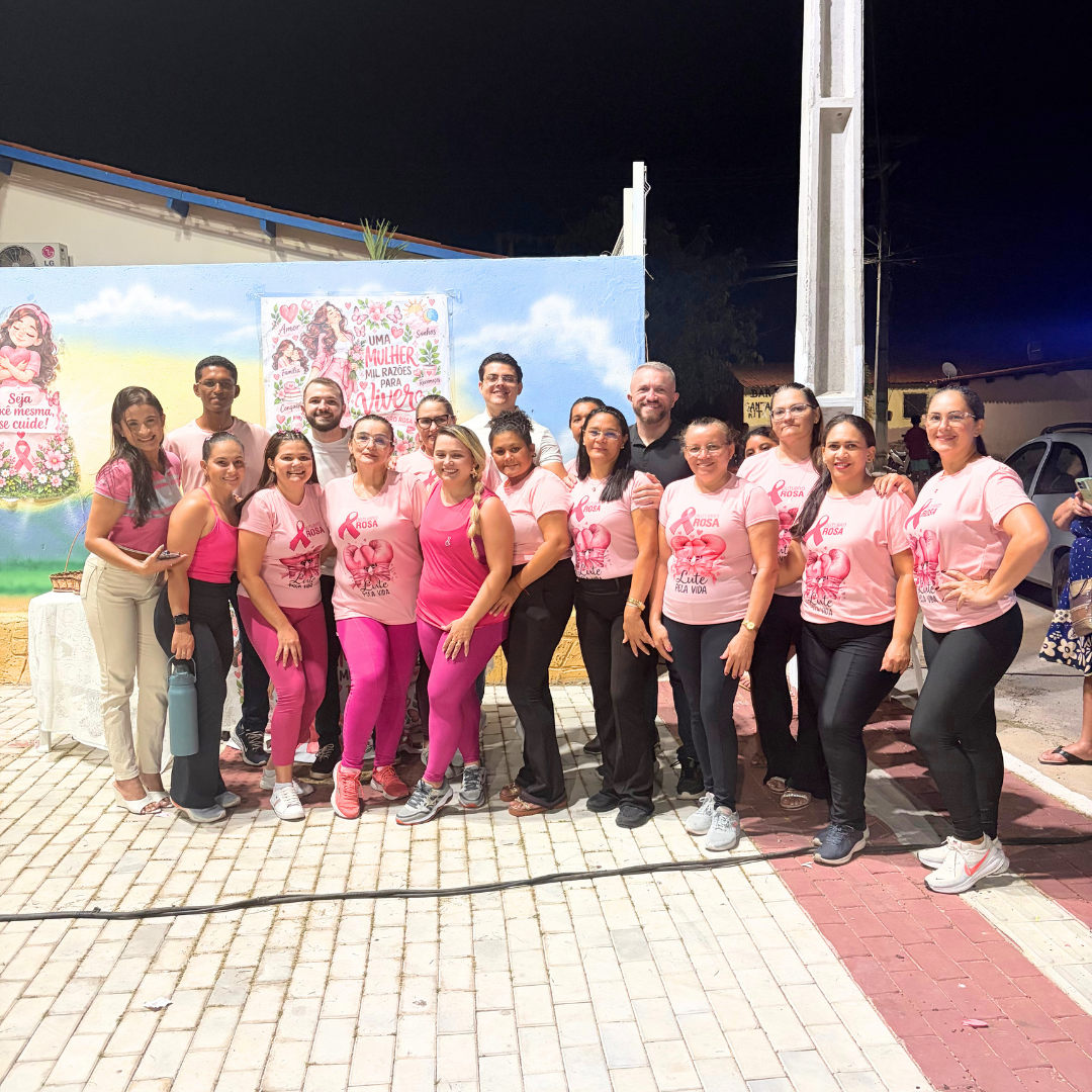 Outubro Rosa mobiliza ações de prevenção e valorização da saúde da mulher em Pacujá