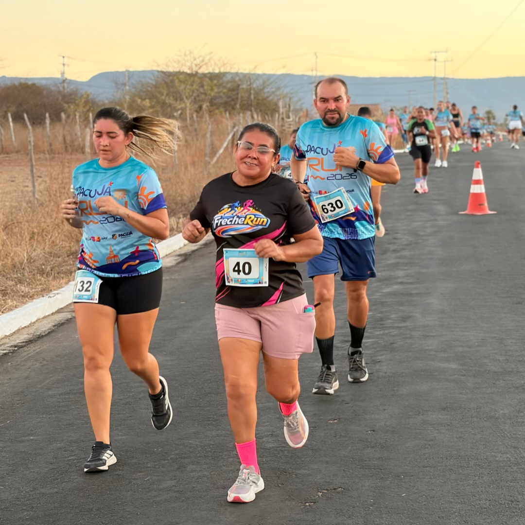 Pacujá Run 2026 reúne participantes em celebração ao esporte e aos 69 anos do município