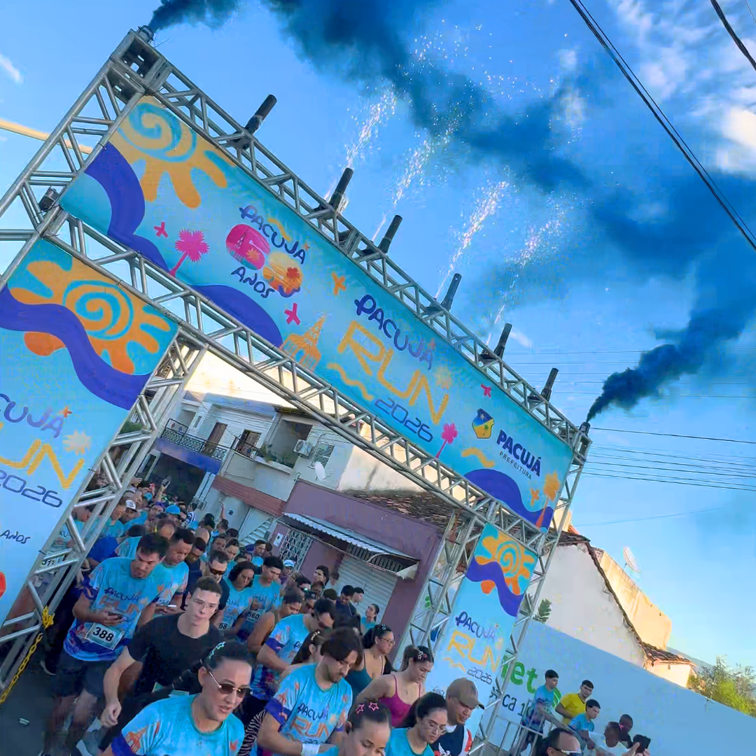 Pacujá Run 2026 reúne participantes em celebração ao esporte e aos 69 anos do município